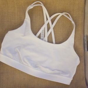 White Lululemon Sports Bra